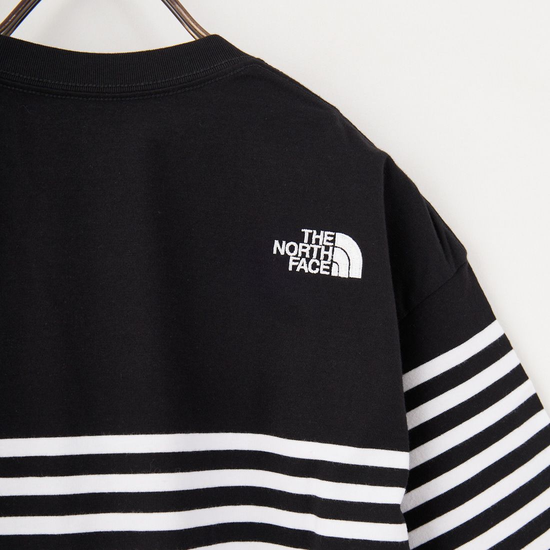 THE NORTH FACE [ザ ノースフェイス] ショートスリーブパネルボーダーTシャツ [NT32406] K