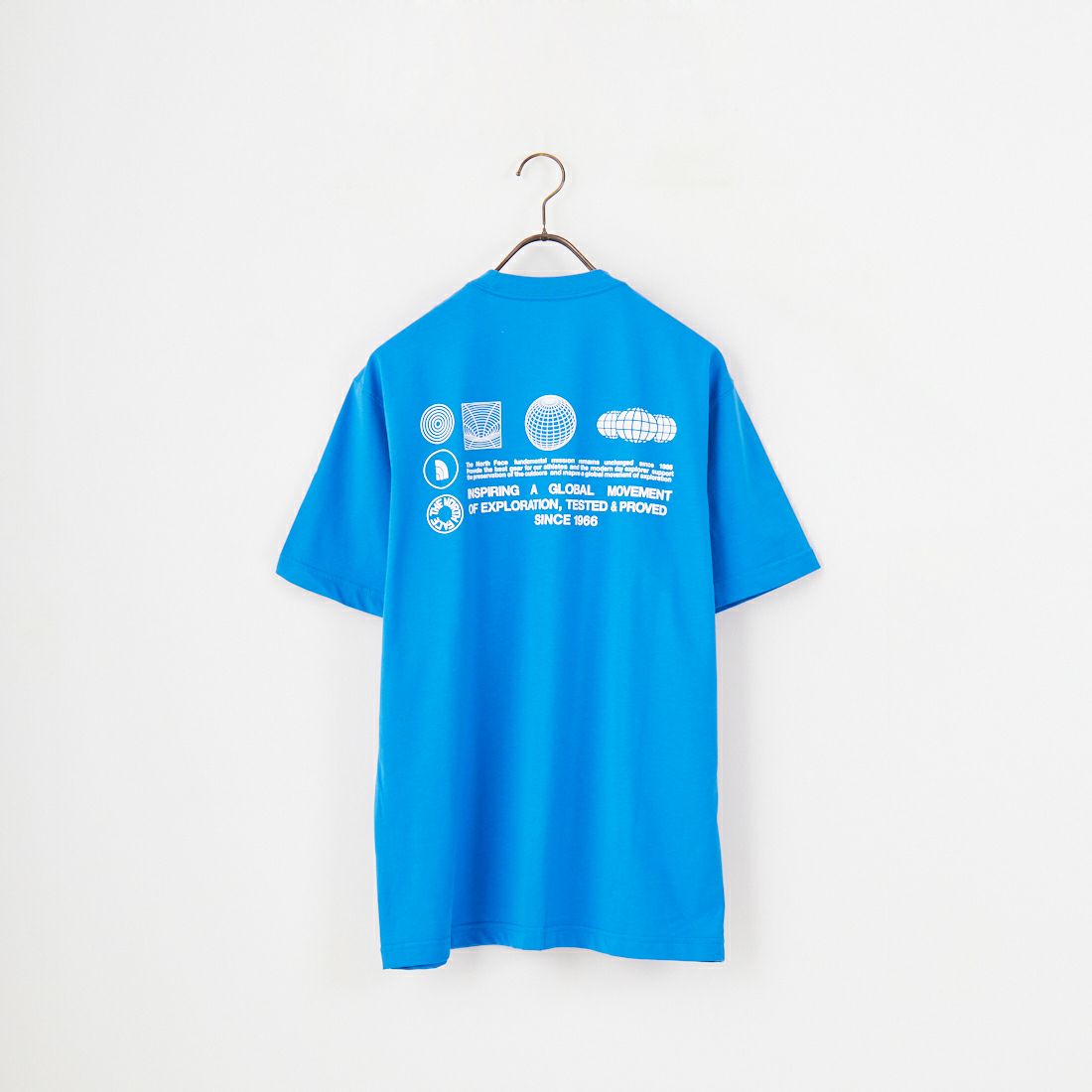 THE NORTH FACE [ザ ノースフェイス] ショートスリーブ フラッシュドライグローブグリッドコットンTシャツ [NT32550] HB