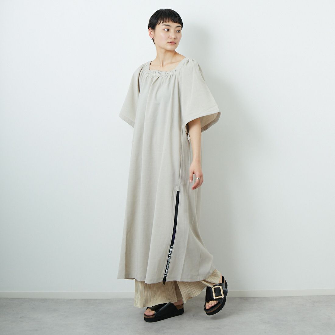 ASH&&モデル身長：160cm 着用サイズ：F&&