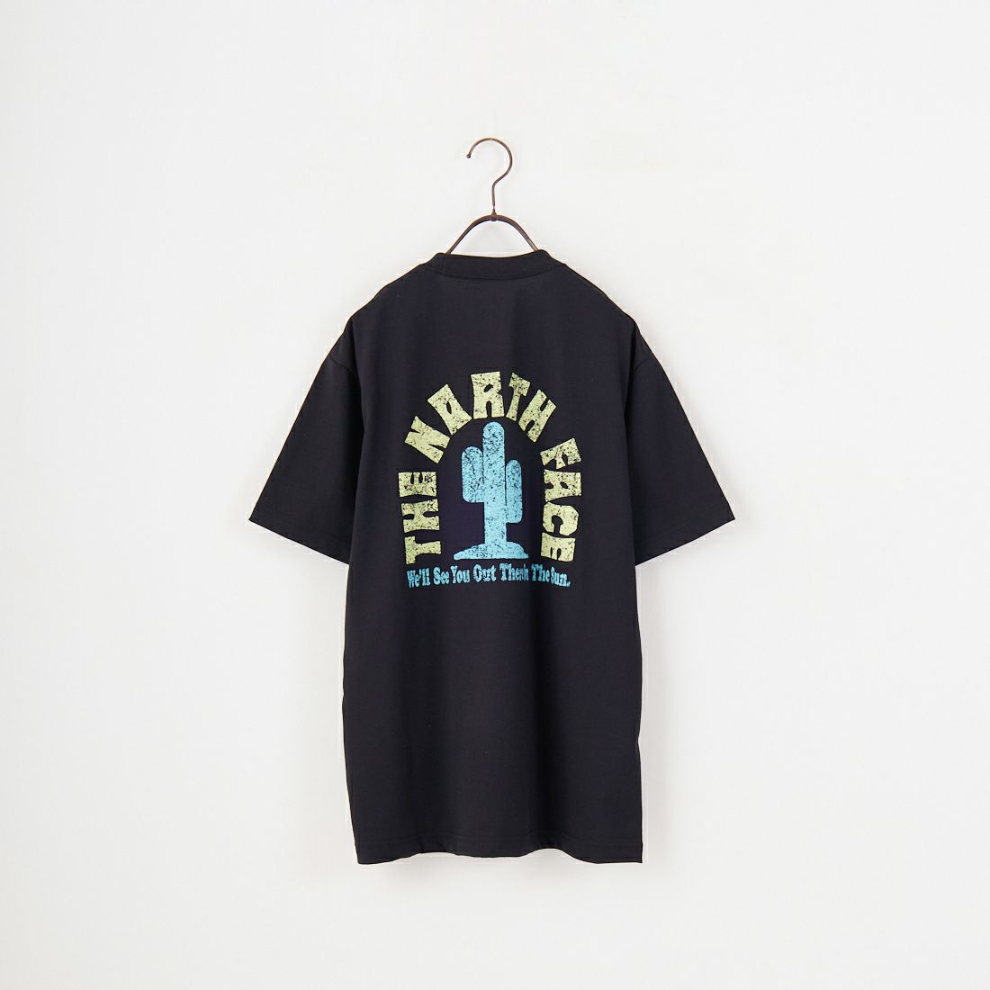 THE NORTH FACE [ザ ノースフェイス] ショートスリーブフラッシュドライカクタスロゴTシャツ [NT32545] K