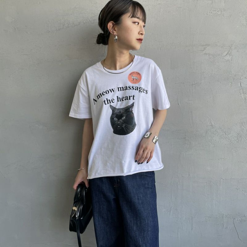 Margaux vintage [マルゴーヴィンテージ] ハートフリンジTシャツ
