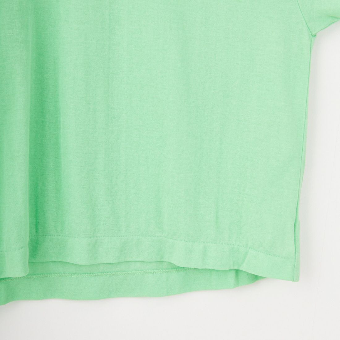 THE SHINZONE [ザ シンゾーン] シアーガーゼハーフスリーブTシャツ [25SMSCU01] 75 GREEN