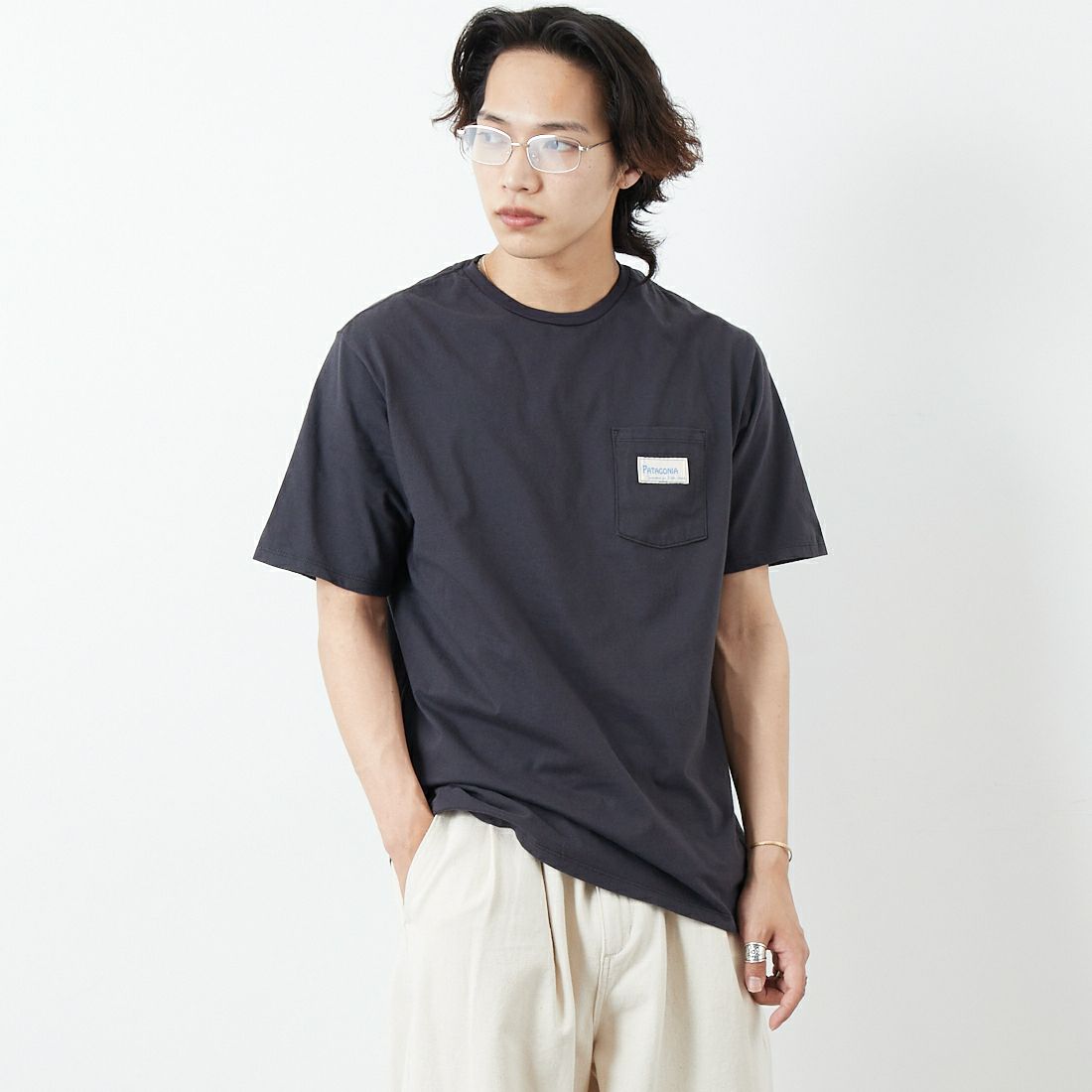 patagonia [パタゴニア] メンズ ウォーターピープル オーガニックポケットTシャツ [37734] WPIB