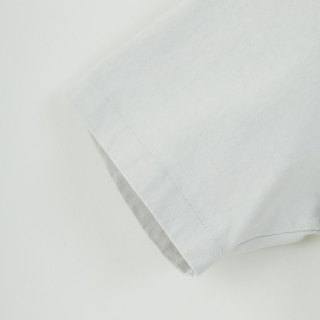 Americana × JEANS FACTORY [アメリカーナ × ジーンズファクトリー] 別注 オゾンバイオ加工 ロゴプリントTシャツ [ASO-795-1-JF] LT.GREY