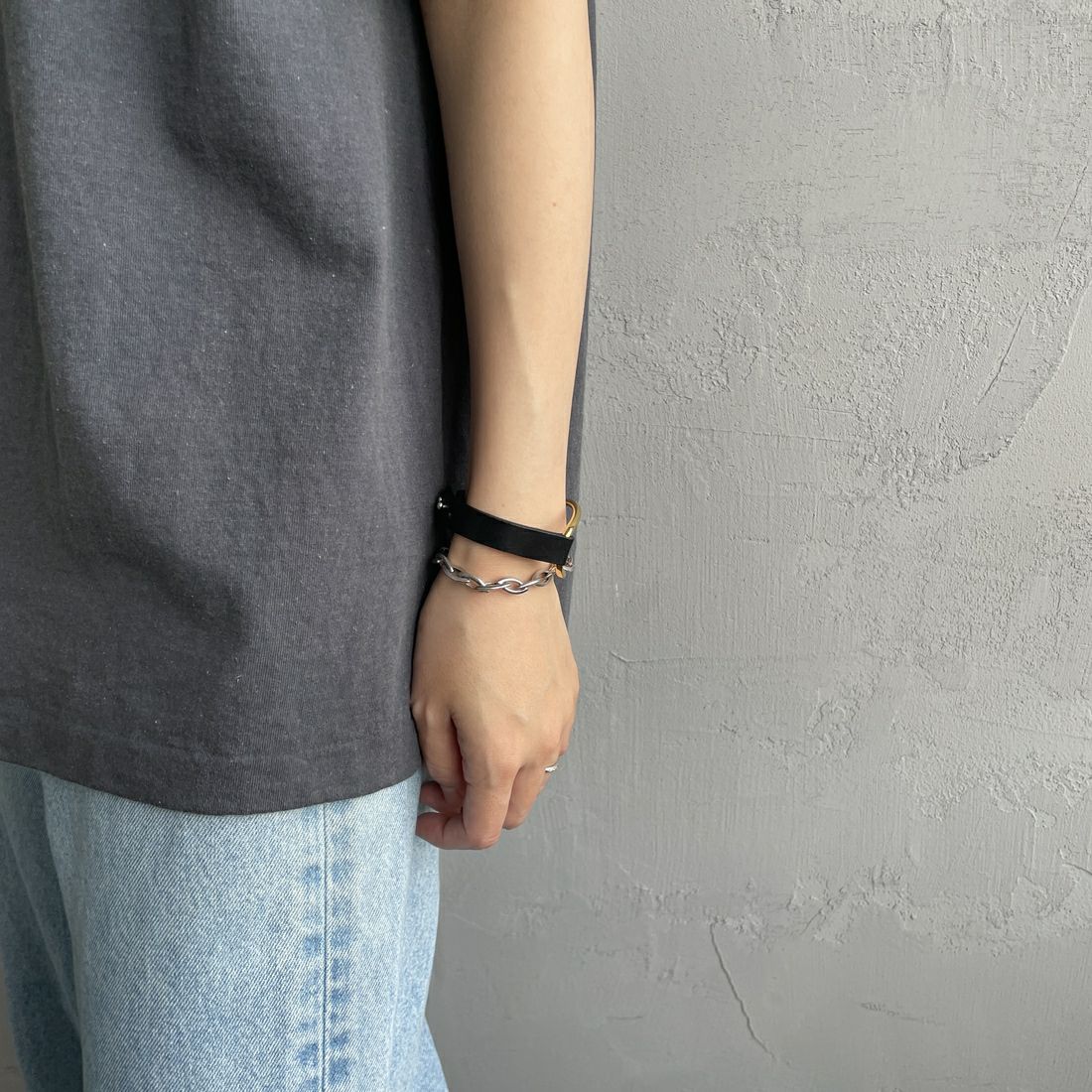 Americana × JEANS FACTORY [アメリカーナ × ジーンズファクトリー] 別注 オゾンバイオ加工 ロゴプリントTシャツ [ASO-795-1-JF] SUMIKURO