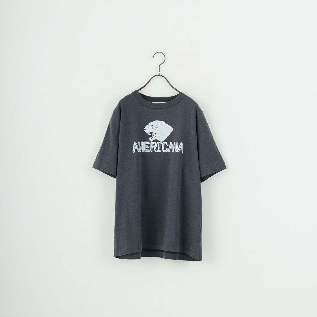 Americana × JEANS FACTORY [アメリカーナ × ジーンズファクトリー] 別注 オゾンバイオ加工 ロゴプリントTシャツ [ASO-795-1-JF] SUMIKURO