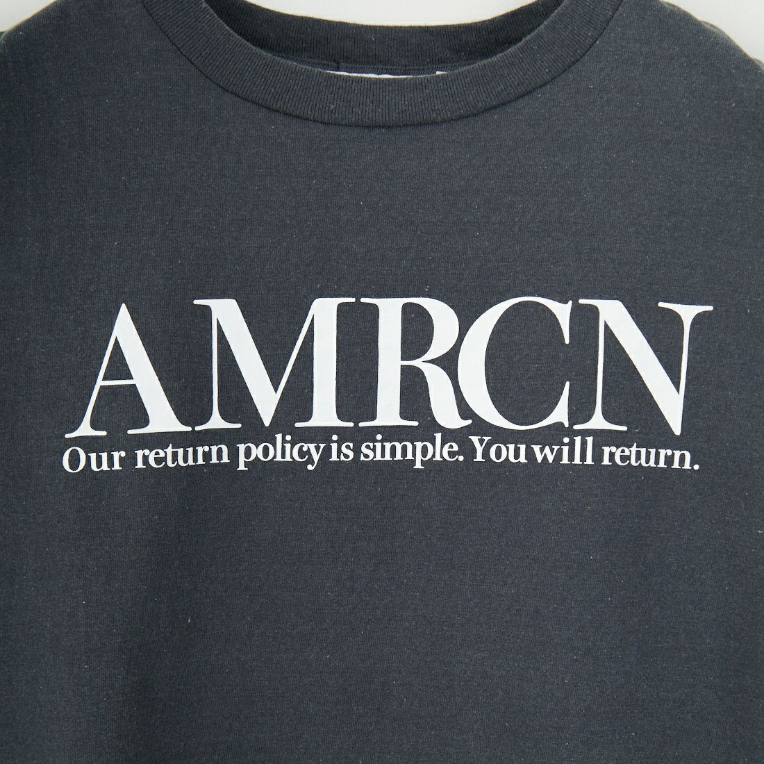 Americana × JEANS FACTORY [アメリカーナ × ジーンズファクトリー] 別注 オゾンバイオ加工 バックプリントTシャツ [ASO-795-2-JF] SUMIKURO