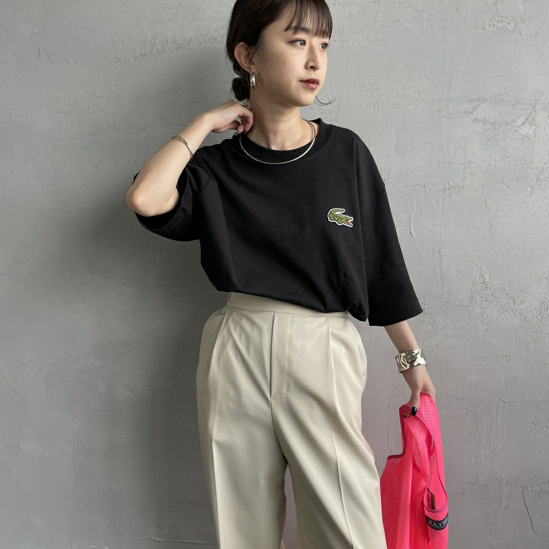 031 BLACK&&モデル身長：150cm 着用サイズ：S&&