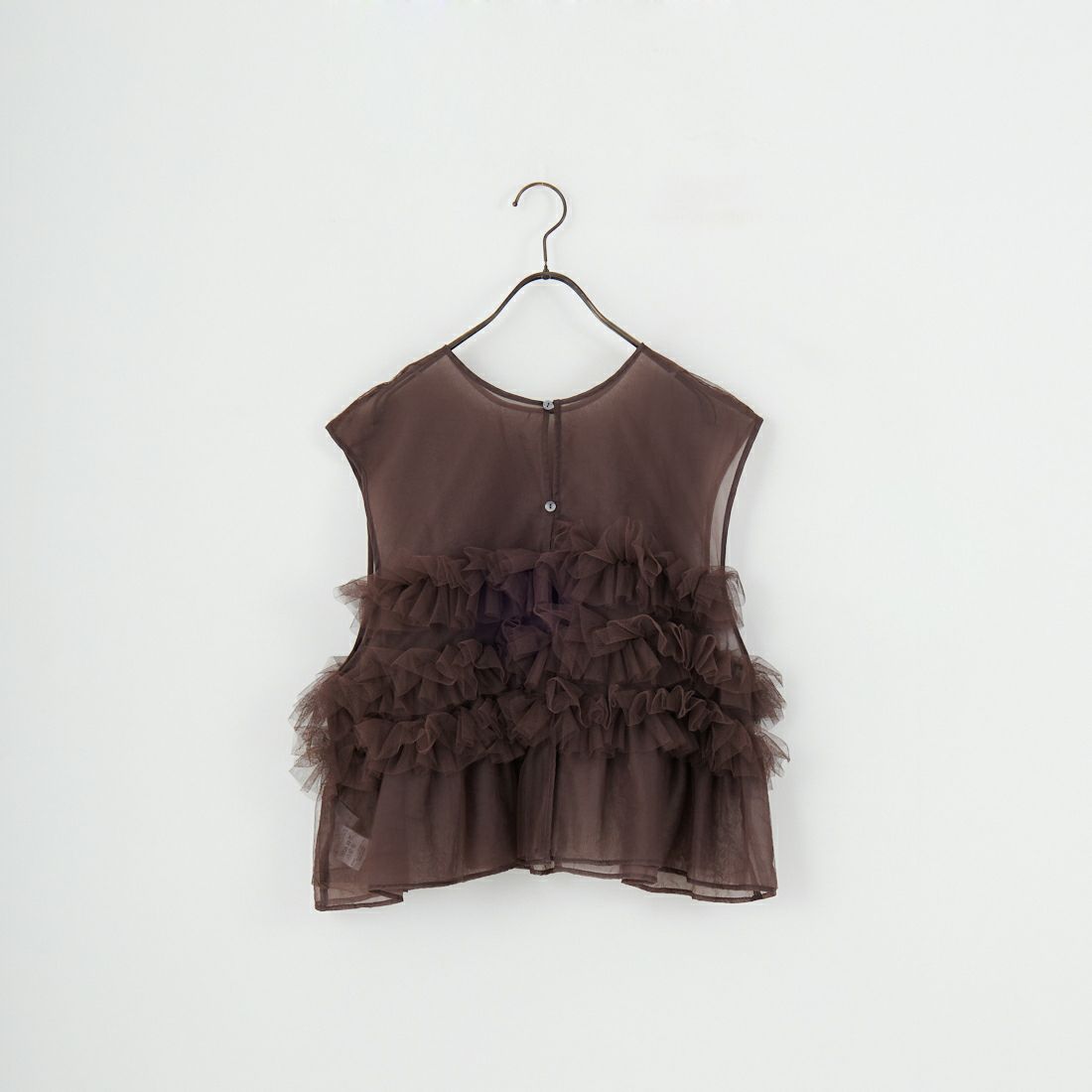 CHIGNON [シニヨン] チュールフリルプルオーバー [1652-213NH] BROWN