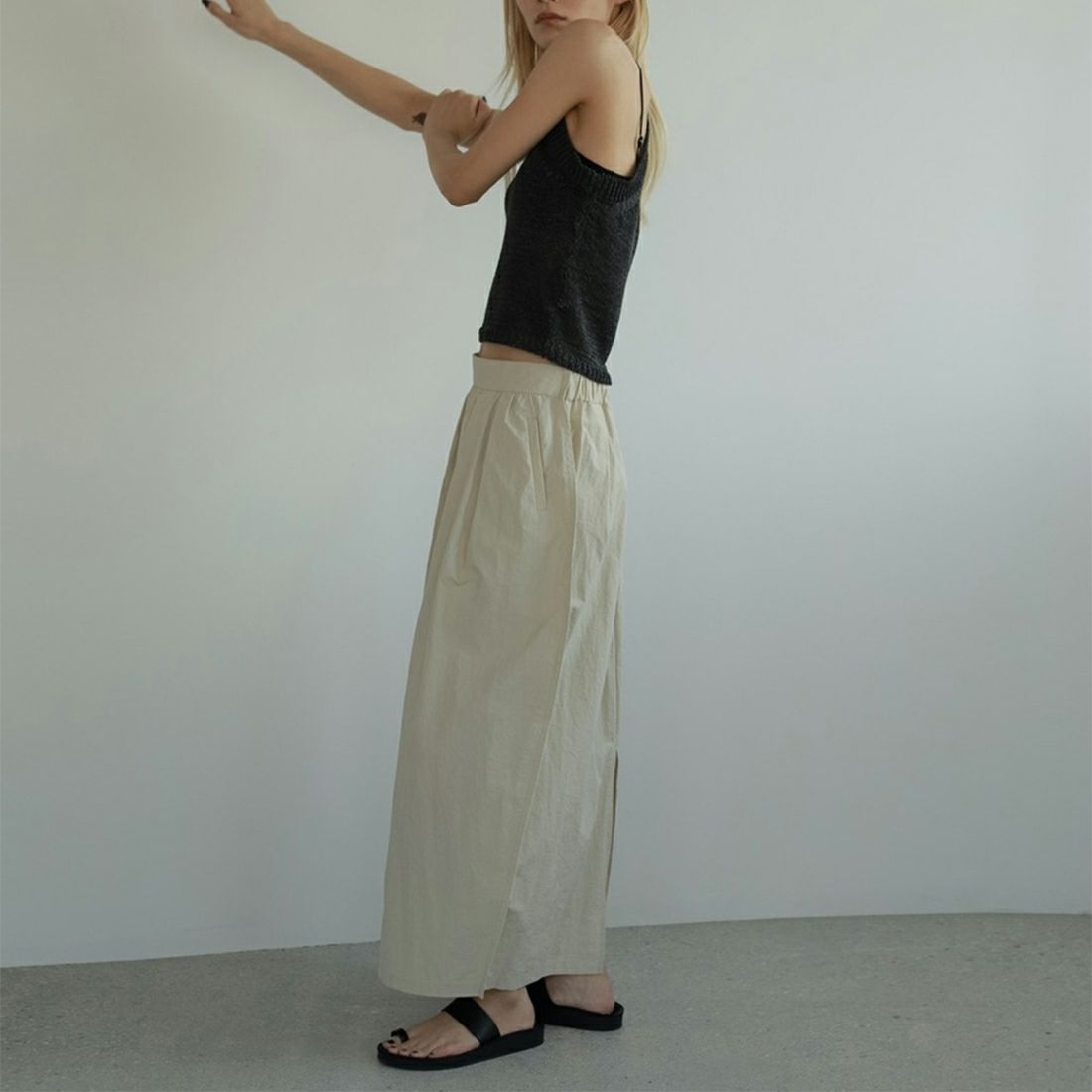 anuke [アンヌーク] ストローヤーンニットタンクトップ [62510508] C.GRY