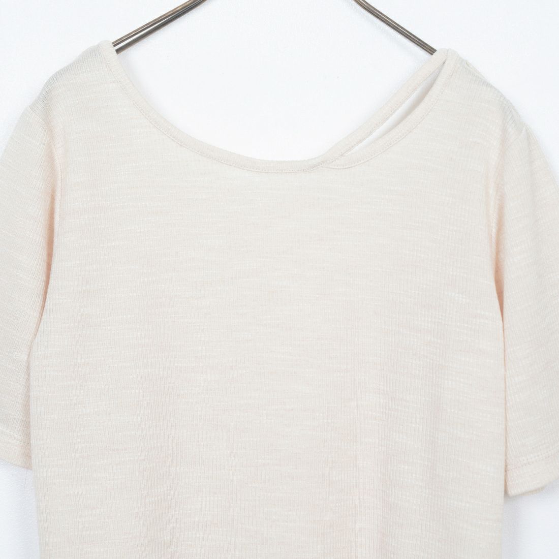 Maison de L'allure [メゾン ドゥ ラリュール] 2WAYリブプルオーバー [M25112035] 22 BEIGE