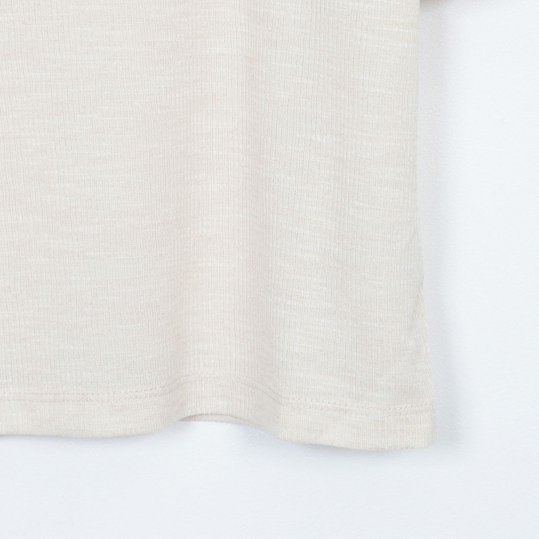 Maison de L'allure [メゾン ドゥ ラリュール] 2WAYリブプルオーバー [M25112035] 22 BEIGE