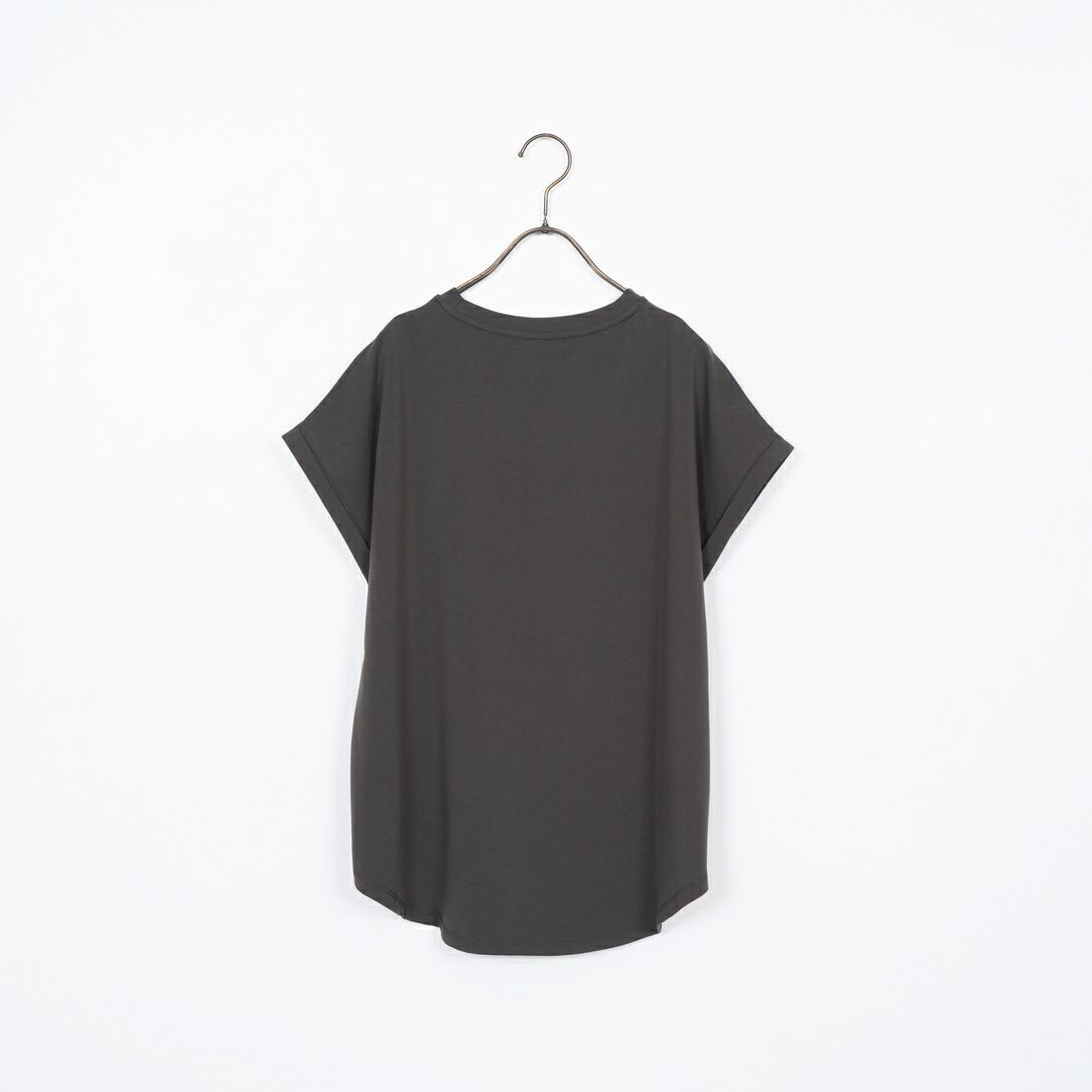 Maison de L'allure [メゾン ドゥ ラリュール] エンボスラメロゴTシャツ [M25112030] 08 CHARCOA