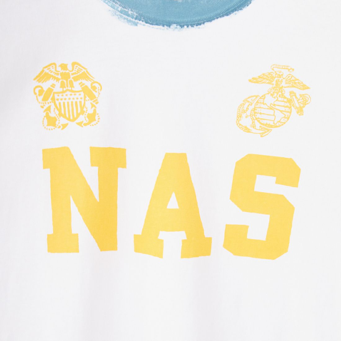 BOW WOW [バウワウ] NAS トリムTシャツ [BW251-NASTT] WH/L.BLUE