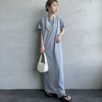 07 GRAY&&モデル身長：150cm 着用サイズ：F&&