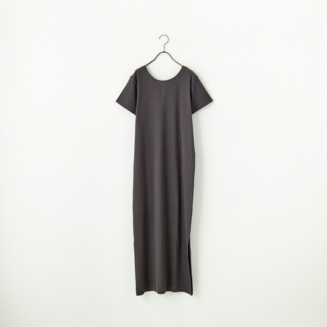 nenom [ネノム] 2WAYスリットリブワンピース [NE25112023] 08 CHARCOA