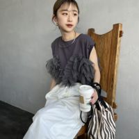 08 CHARCOA&&モデル身長：150cm 着用サイズ：F&&