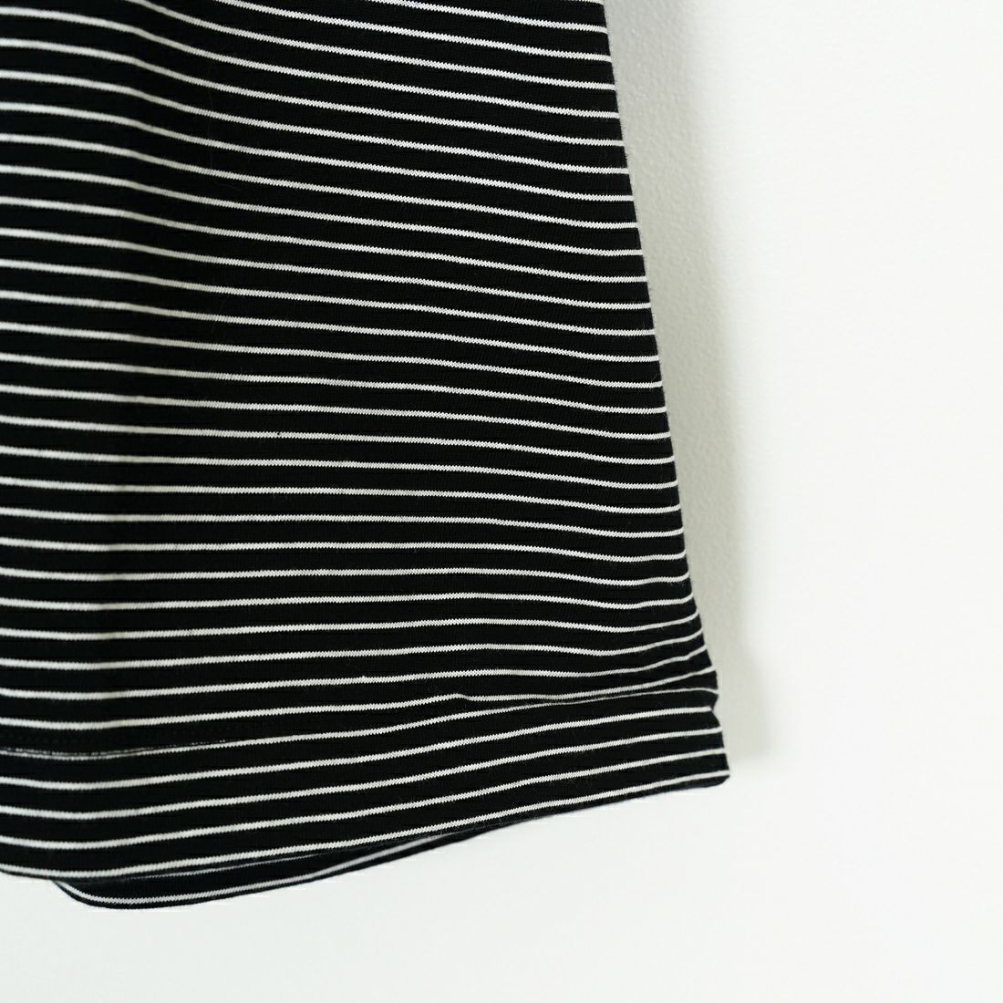 SLICK [スリック] マイクロボーダードローストリングTシャツ [5230102] 700 BLK/WH