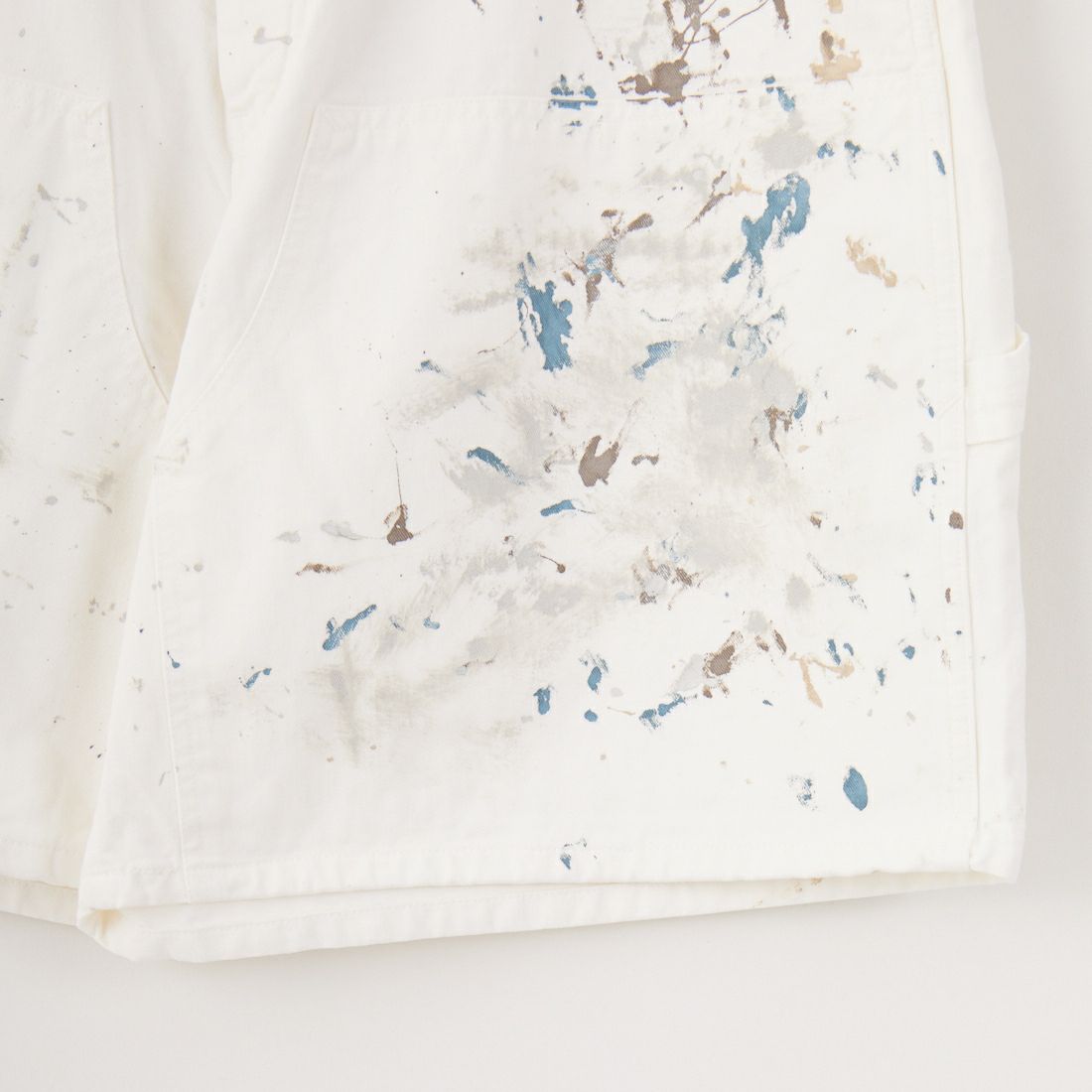 BOW WOW [バウワウ] スプラッターペインターショーツ [BW251-PSS] WHITE PANT