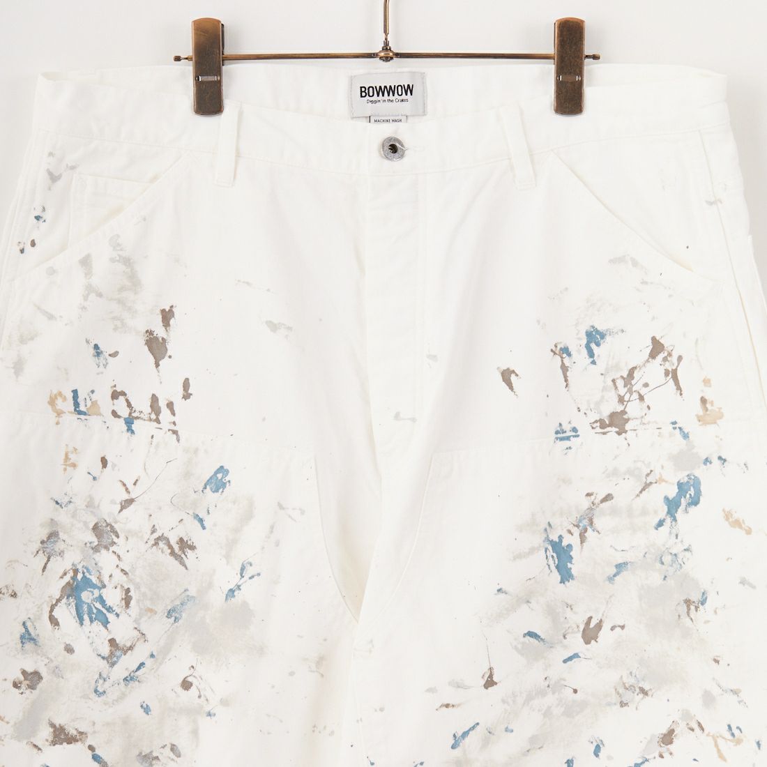 BOW WOW [バウワウ] スプラッターペインターショーツ [BW251-PSS] WHITE PANT