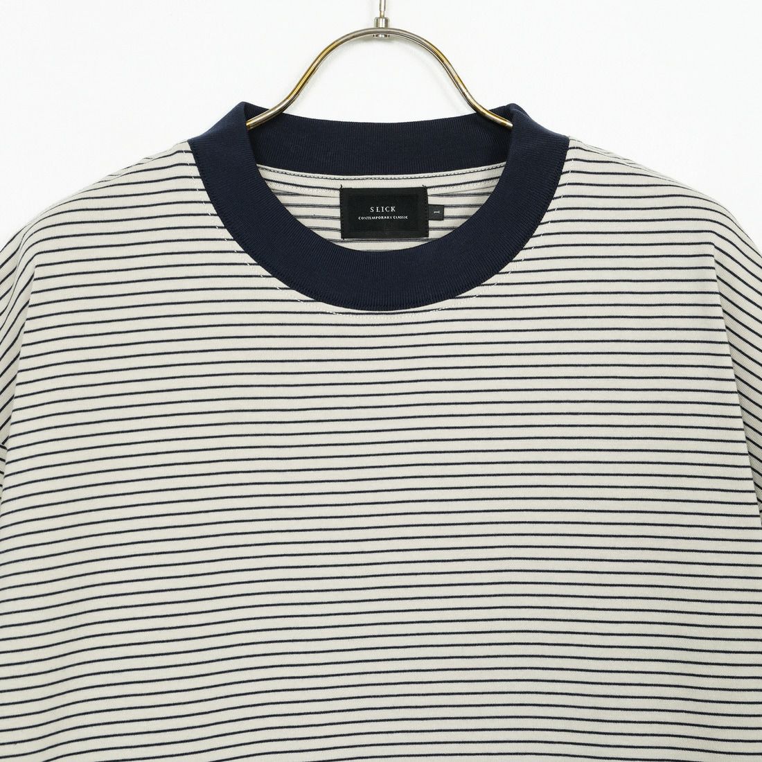 SLICK [スリック] マイクロボーダードローストリングTシャツ [5230102] 902 ECR/NV