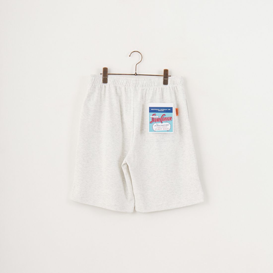 UNIVERSAL OVERALL [ユニバーサルオーバーオール] 別注 ポンチイージーショートパンツ [U2511661IN-JF] GRAY