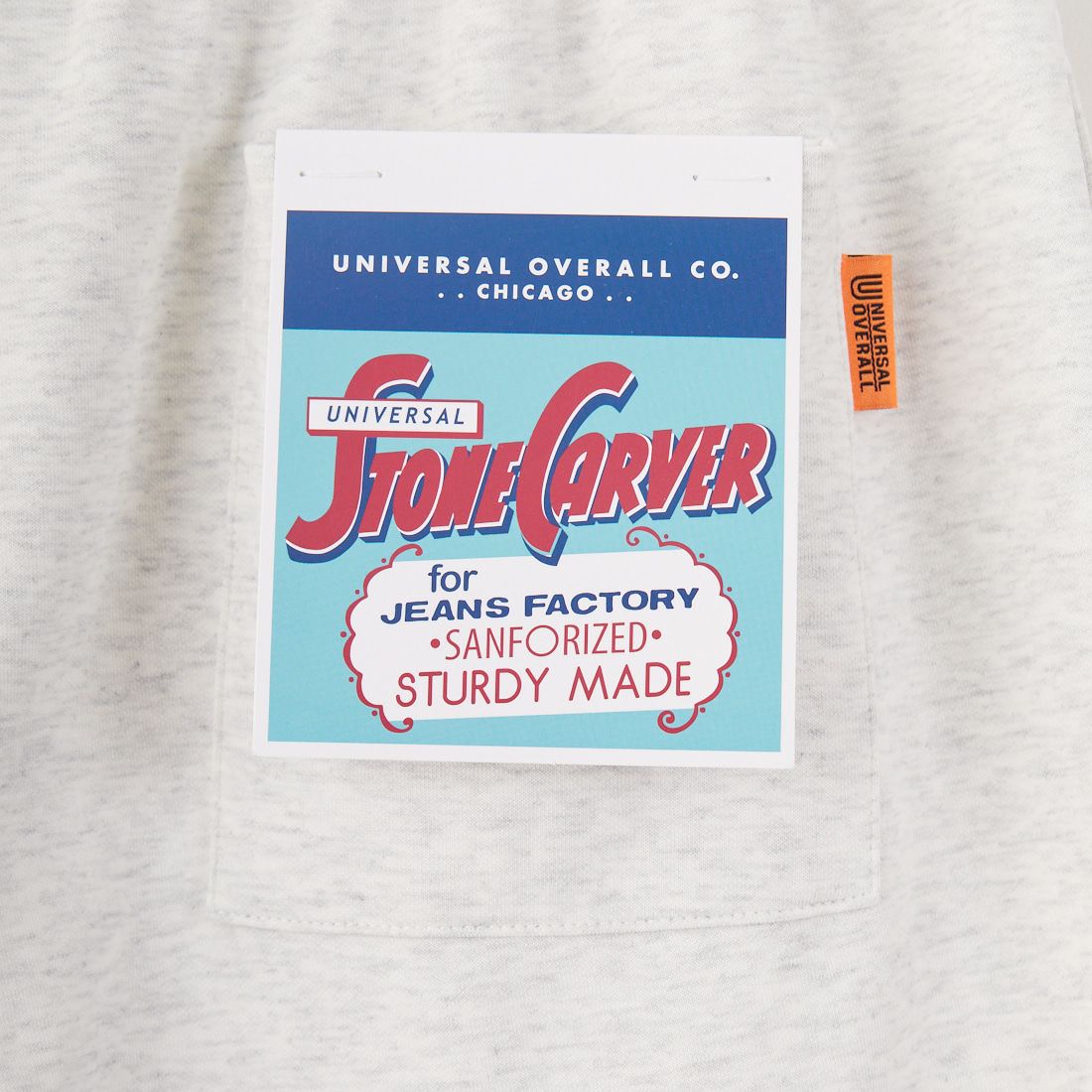 UNIVERSAL OVERALL [ユニバーサルオーバーオール] 別注 ポンチイージーショートパンツ [U2511661IN-JF] GRAY