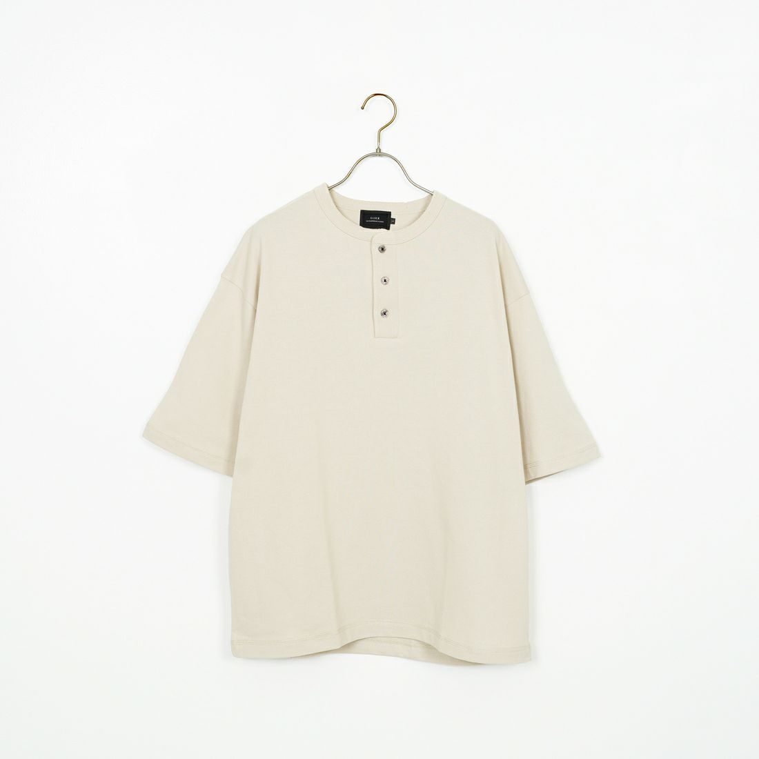 AURALEE 鹿の子ヘンリーネックTシャツ AURALEE オーラリー 日本製 STAND UP HENLEY NECK TEE スタンド