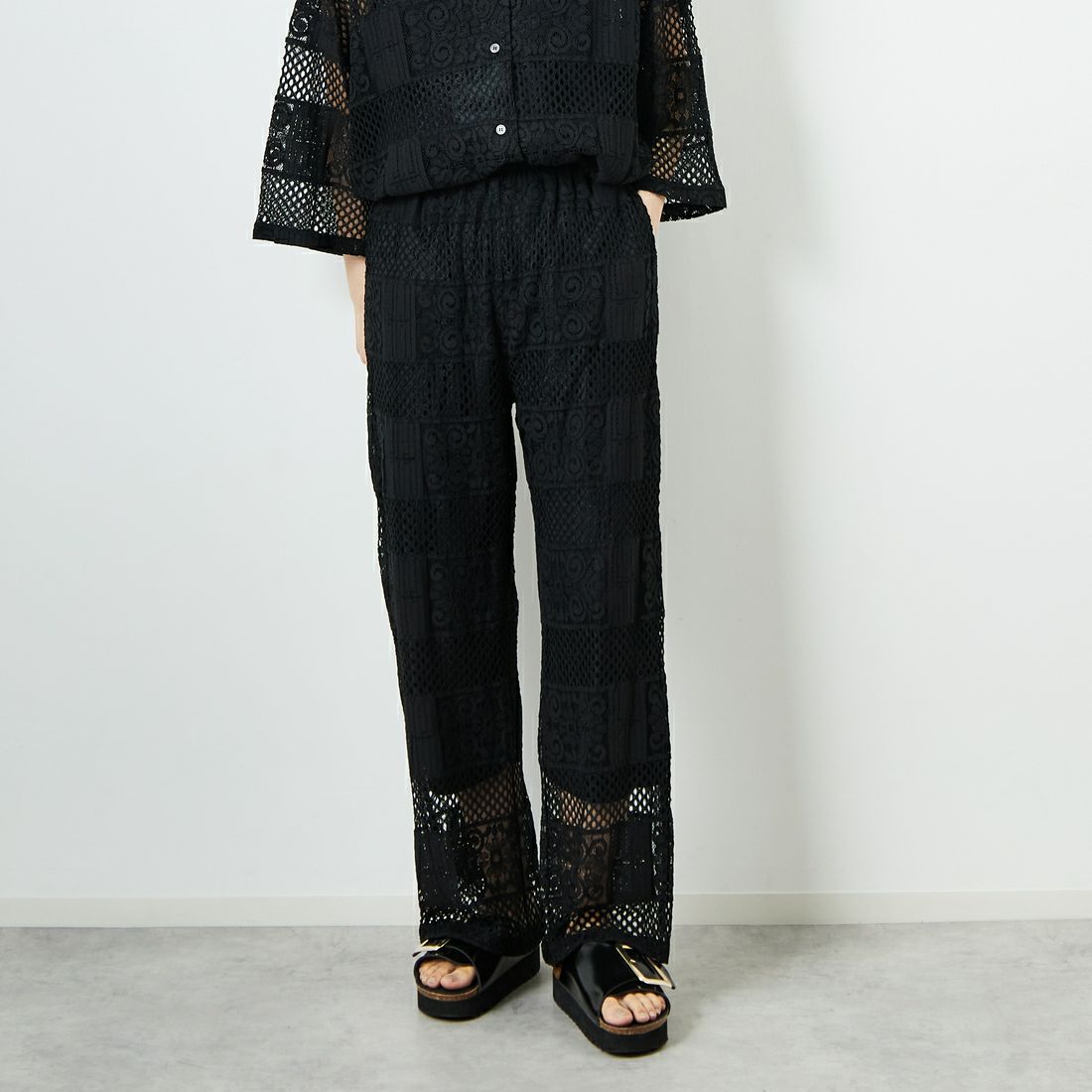 190 BLACK&&モデル身長：160cm 着用サイズ：S&&