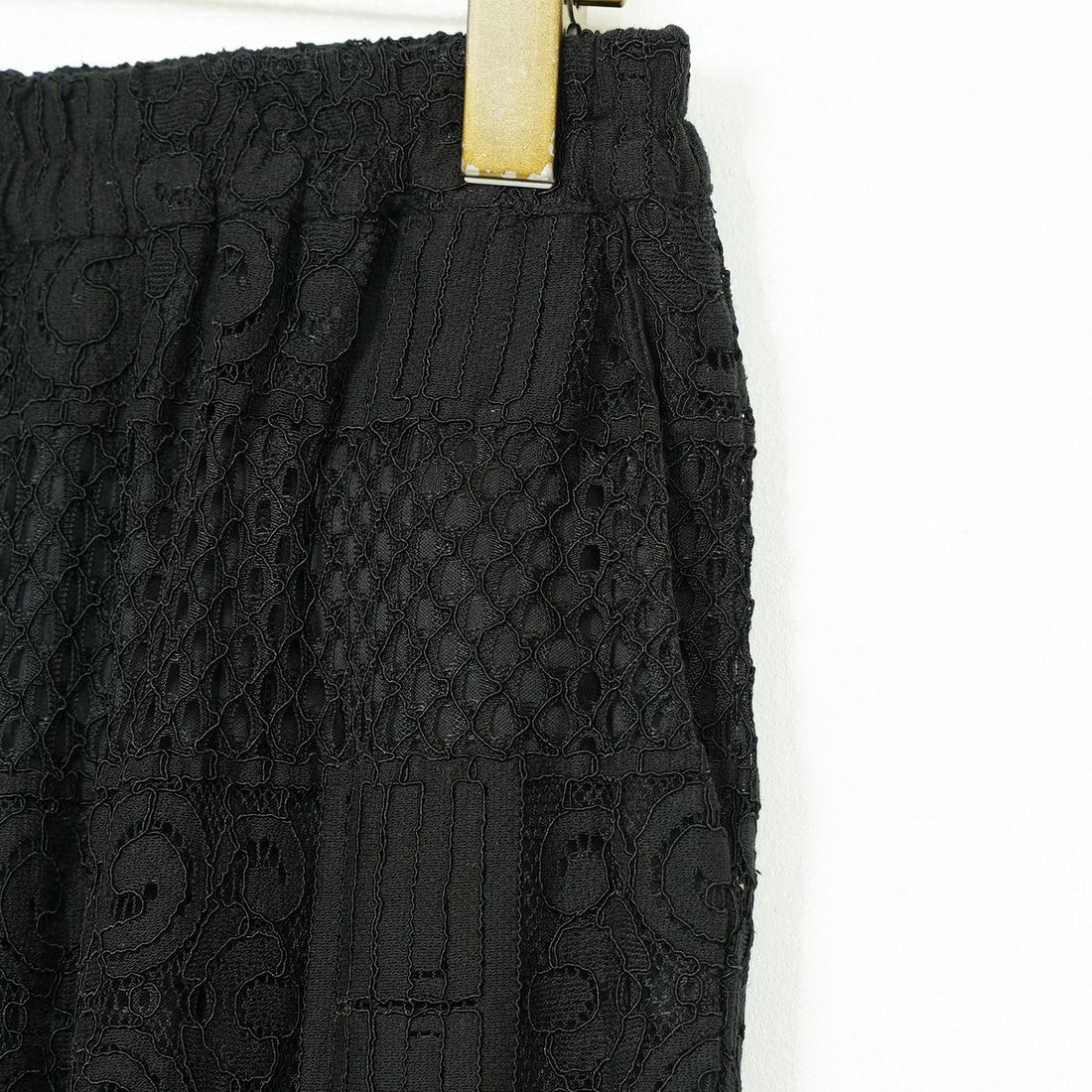 Jeans Factory Clothes [ジーンズファクトリークローズ] カットレースイージーパンツ [L4314] 190 BLACK
