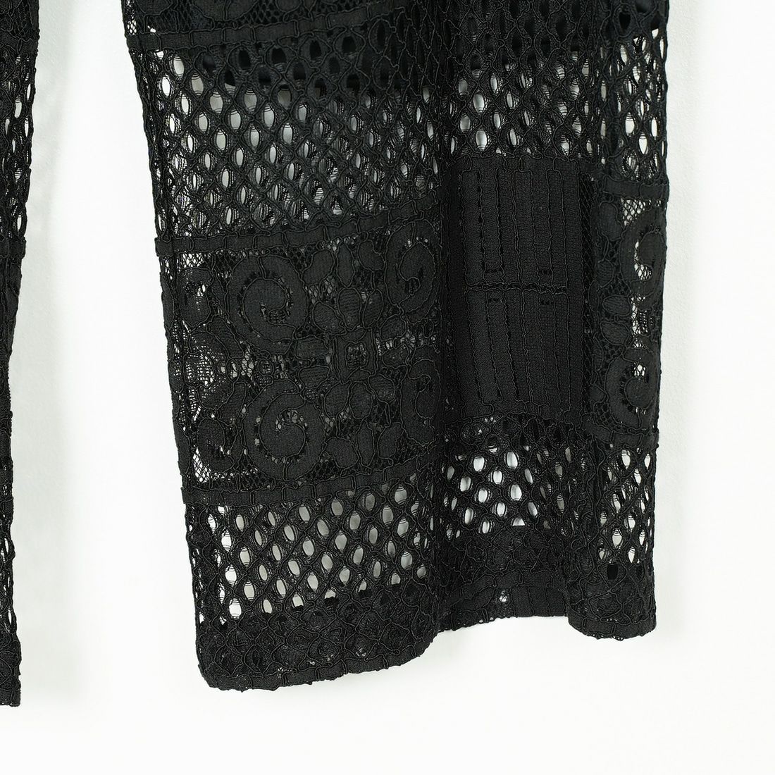 Jeans Factory Clothes [ジーンズファクトリークローズ] カットレースイージーパンツ [L4314] 190 BLACK