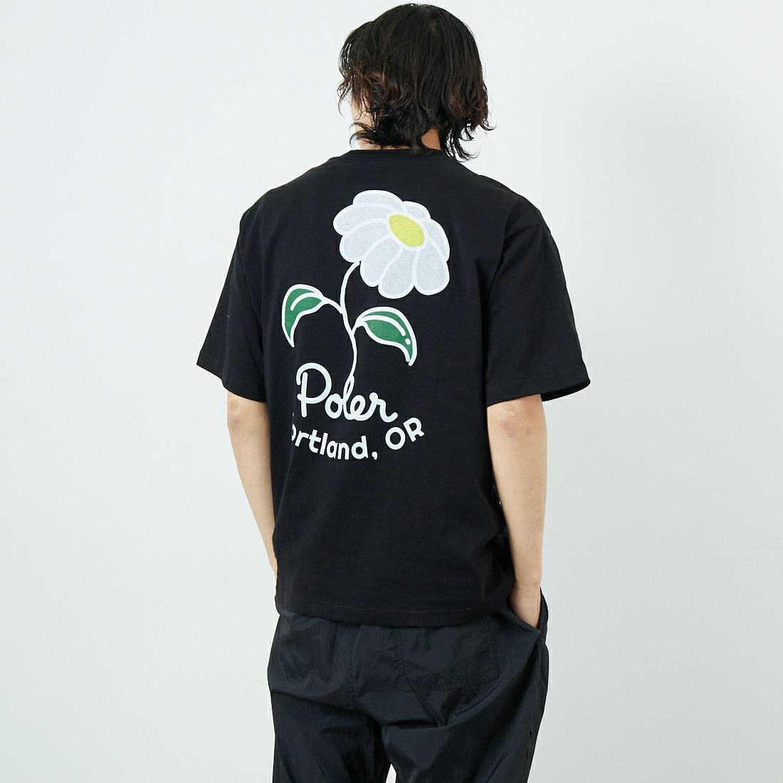 BLACK&&モデル身長：179cm 着用サイズ：M&&