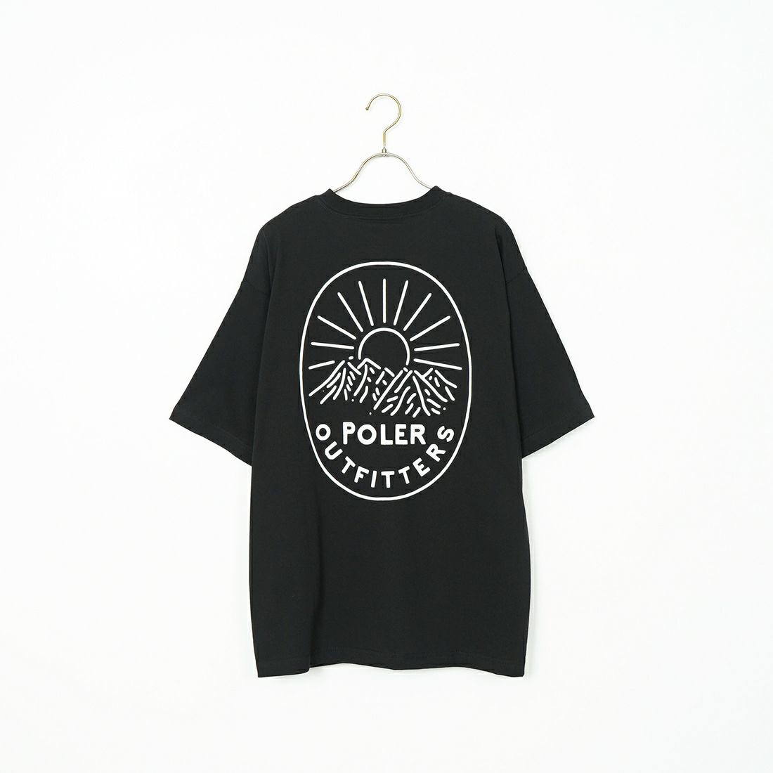 POLeR [ポーラー] プリントTシャツ [259MCV0033-JF] BLACK