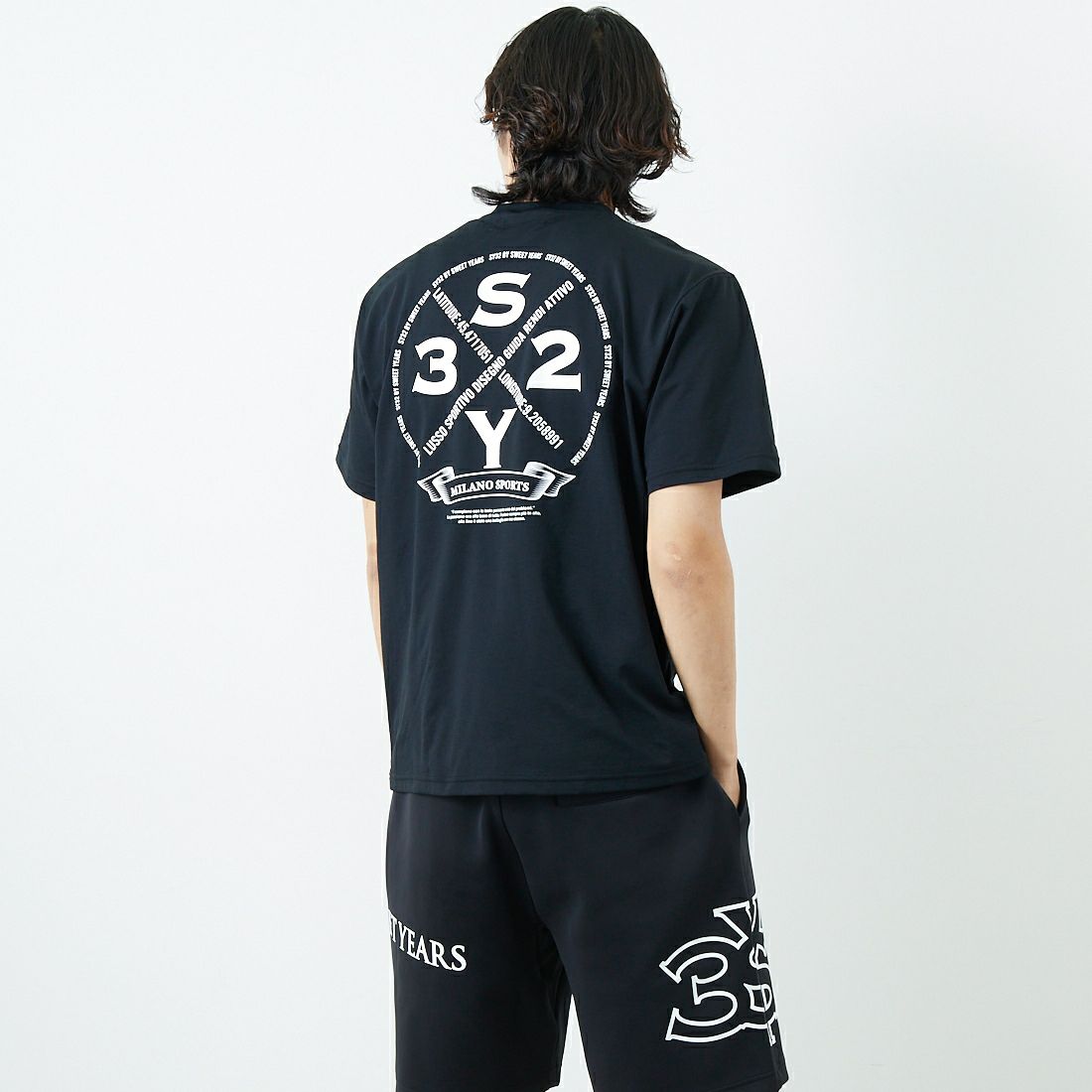 SY32 [エスワイサーティトゥ] サークルロゴバックプリントTシャツ [15048]
