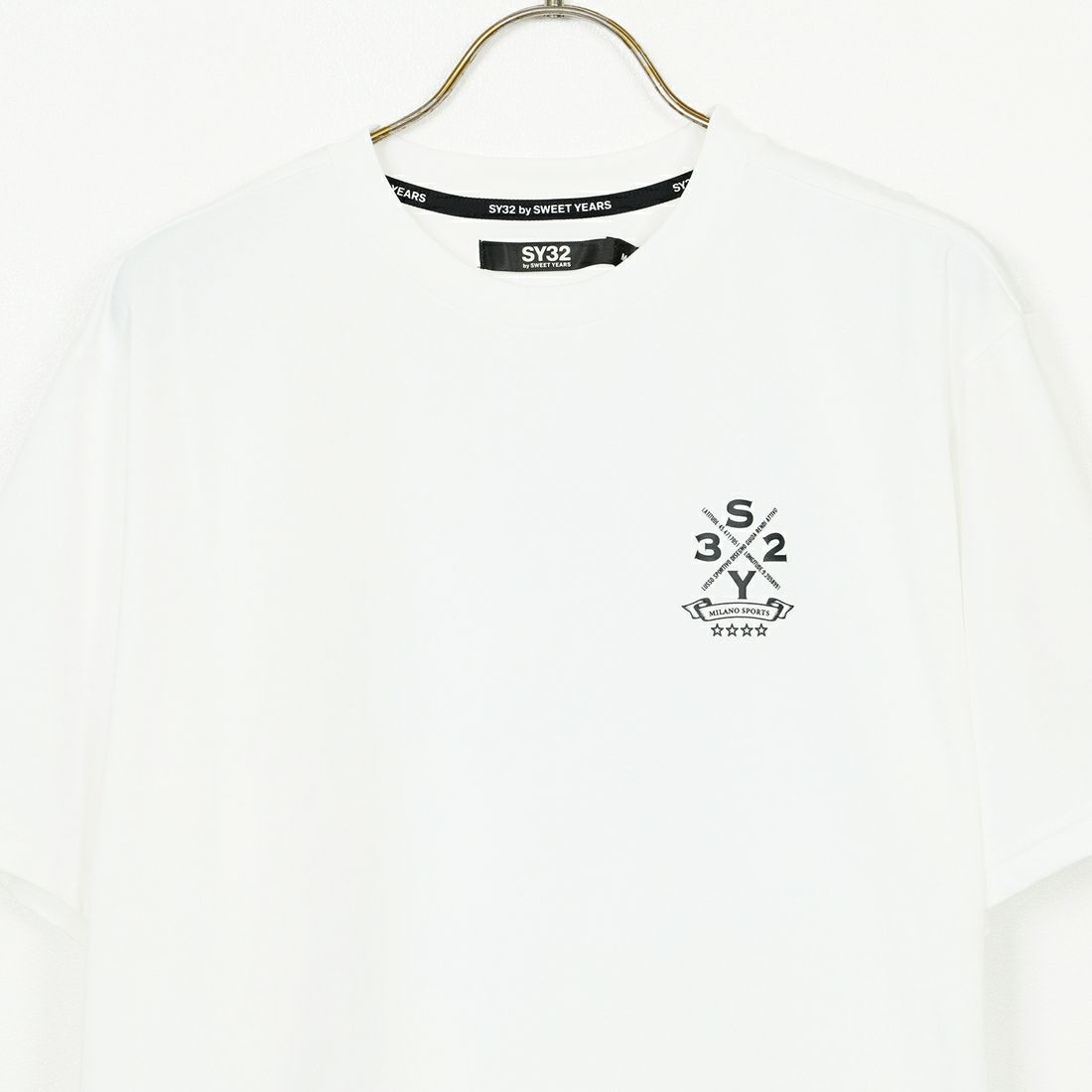 SY32 [エスワイサーティトゥ] サークルロゴバックプリントTシャツ [15048] WHITE