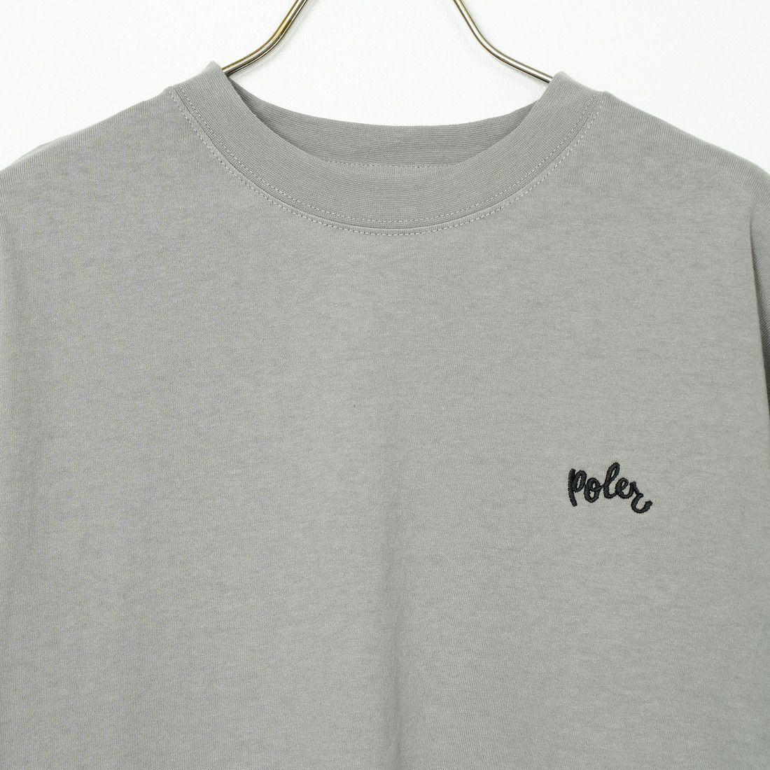 POLeR [ポーラー] フラワープリントTシャツ [259MCV0031-JF] CHARCOAL G