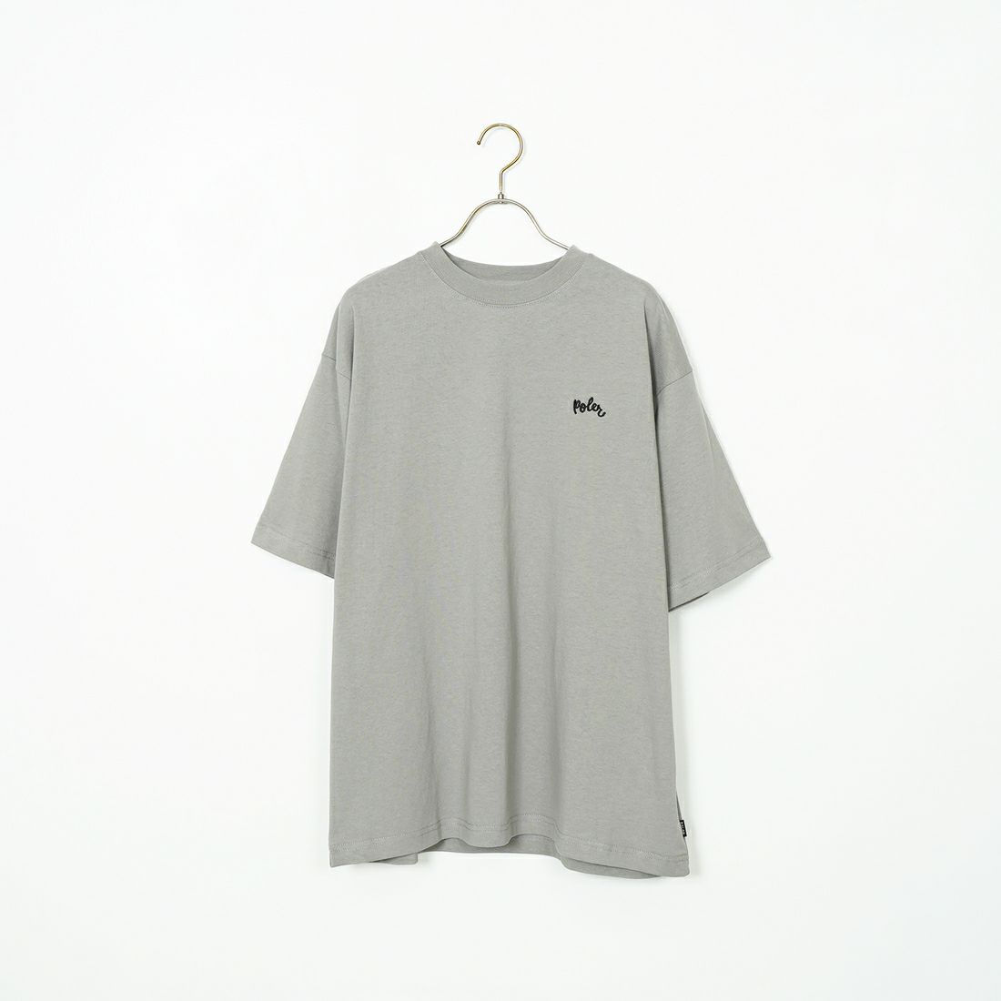 POLeR [ポーラー] フラワープリントTシャツ [259MCV0031-JF] CHARCOAL G