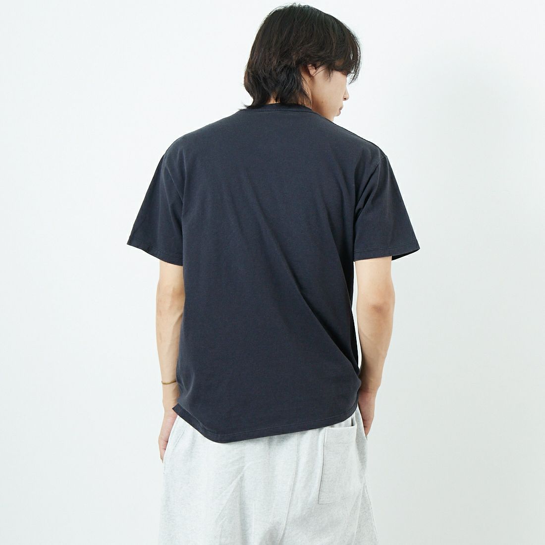 THRIFTY LOOK [スリフティールック] マイケルジョーダンTシャツ [TL24S076-B2] BLACK2 &&モデル身長：179cm 着用サイズ：L&&