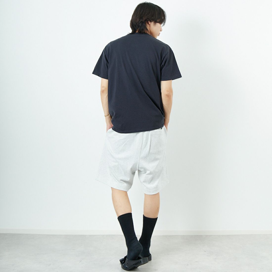 THRIFTY LOOK [スリフティールック] マイケルジョーダンTシャツ [TL24S076-B2] BLACK2 &&モデル身長：179cm 着用サイズ：L&&