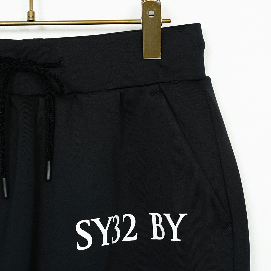 SY32 [エスワイサーティトゥ] ダブルニットショートパンツ [15004] BLACK