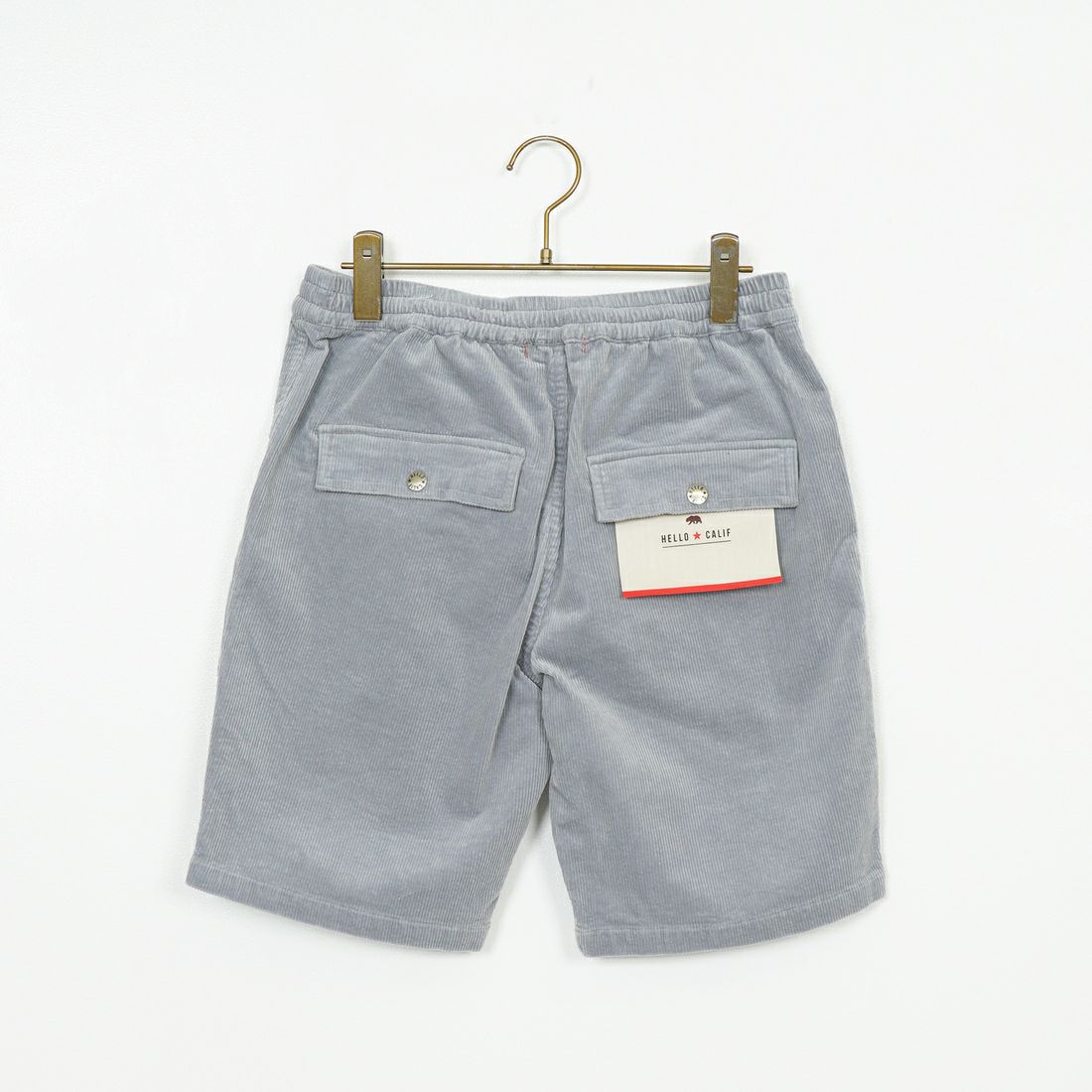 HELLO CALIF [ハローカリフ] サマーコーデュロイショートパンツ [652315] GREY