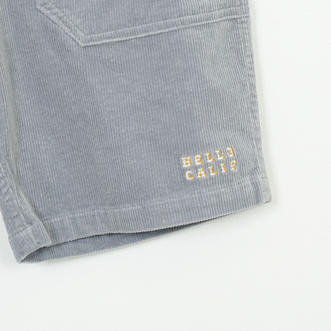 HELLO CALIF [ハローカリフ] サマーコーデュロイショートパンツ [652315] GREY
