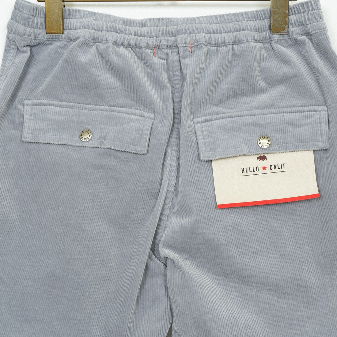 HELLO CALIF [ハローカリフ] サマーコーデュロイショートパンツ [652315] GREY