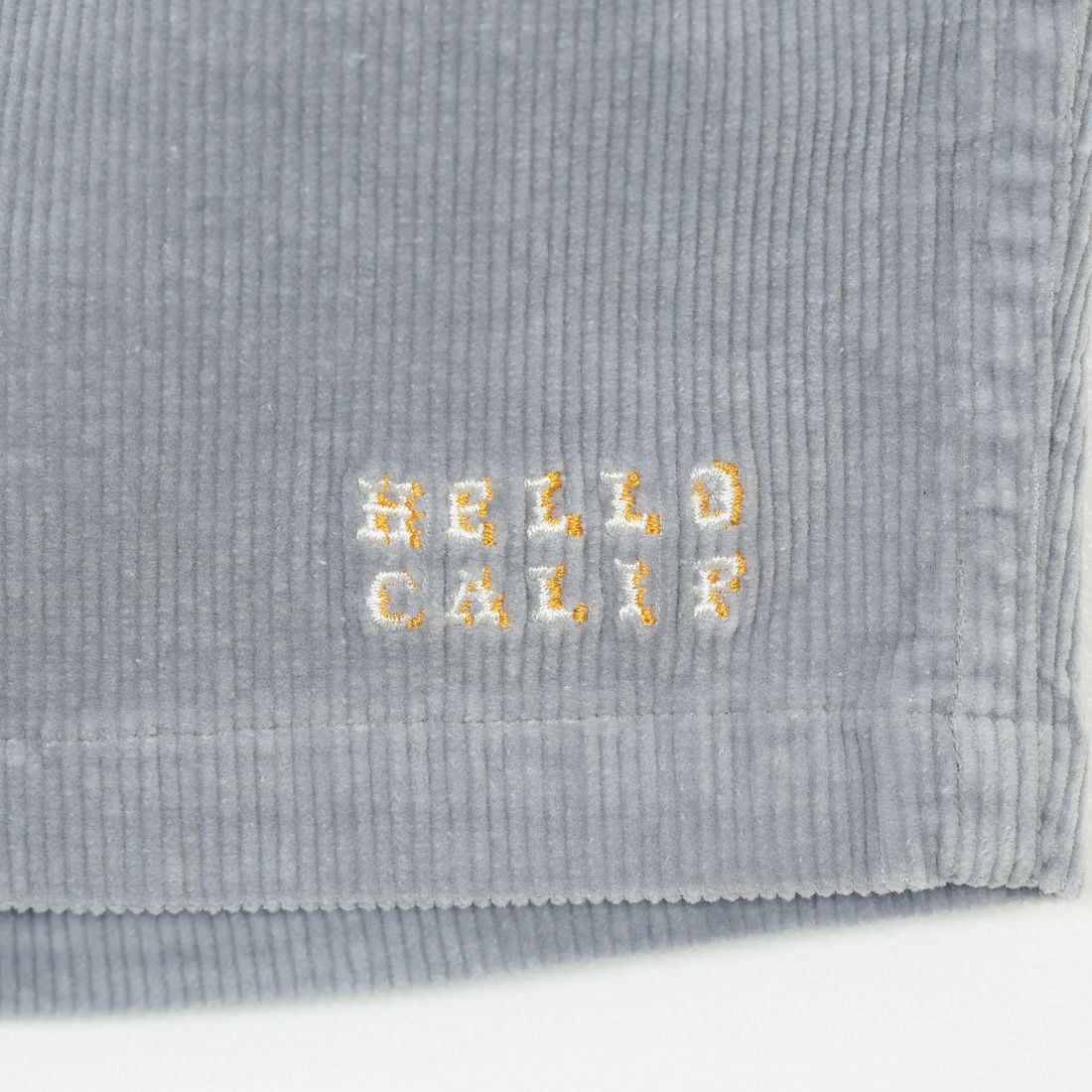 HELLO CALIF [ハローカリフ] サマーコーデュロイショートパンツ [652315] GREY