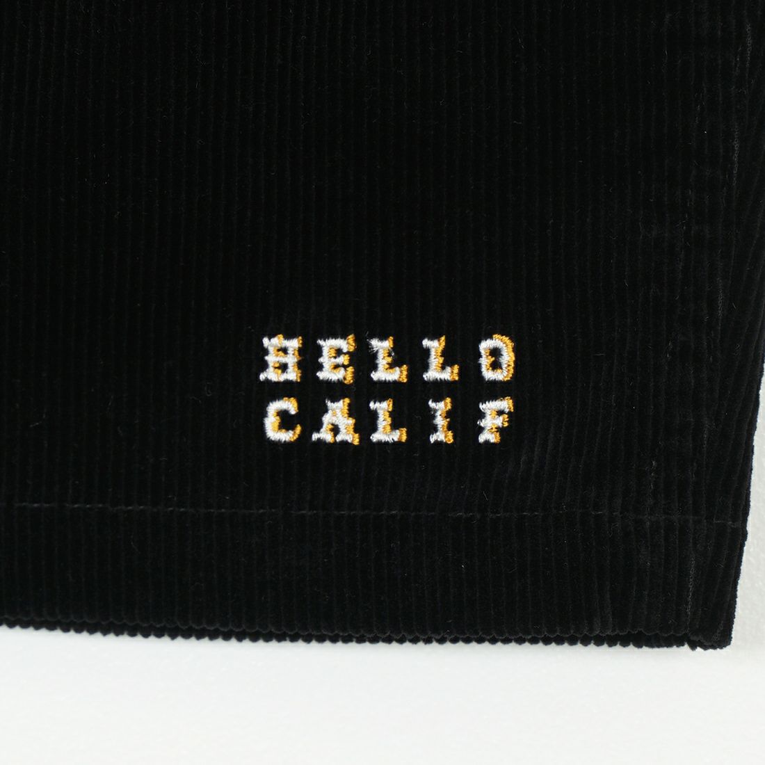 HELLO CALIF [ハローカリフ] サマーコーデュロイショートパンツ [652315] BLACK