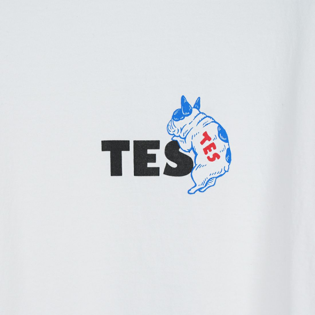 The Endless Summer [エンドレスサマー] 別注 BUHI ワンポイントロゴプリントTシャツ [FH-25574505-JF] 07 WHITE