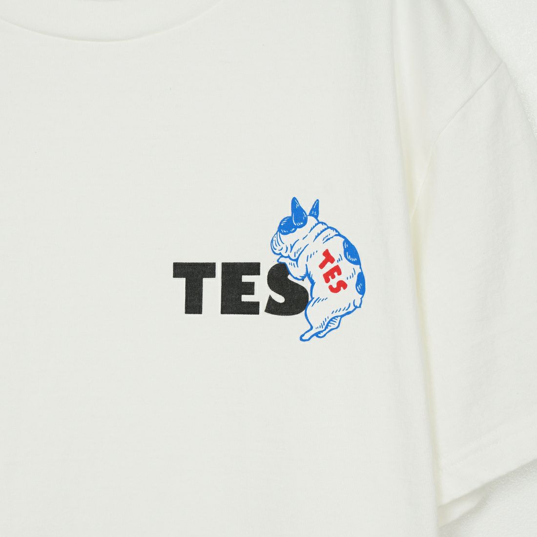 The Endless Summer [エンドレスサマー] 別注 BUHI ワンポイントロゴプリントTシャツ [FH-25574505-JF] 07 WHITE
