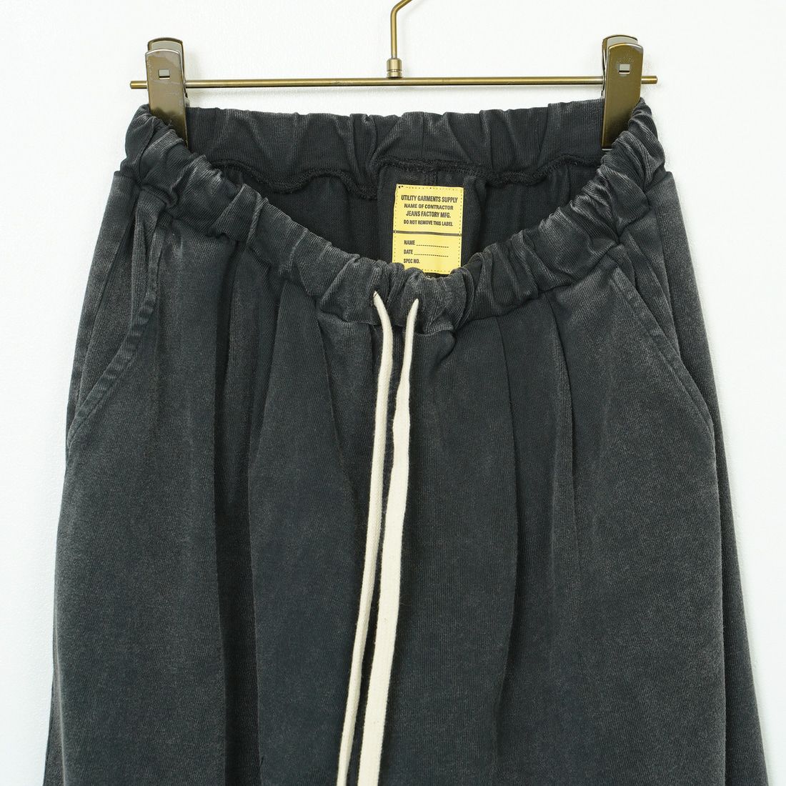 Jeans Factory Clothes [ジーンズファクトリークローズ] 16/2バレルスウェットパンツ [2521-429IN] BLACK