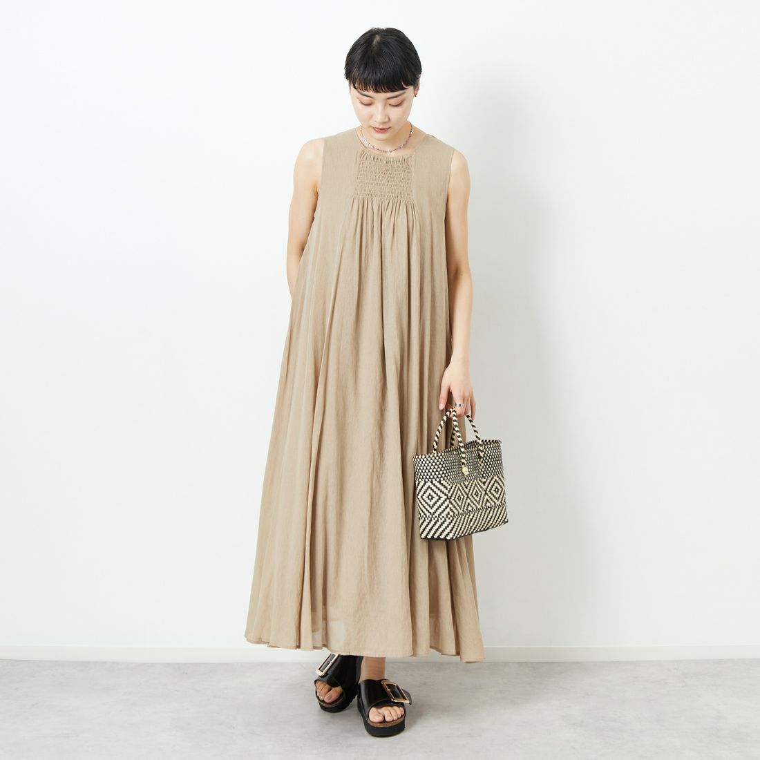 ﾍﾞｰｼﾞｭ&&モデル身長：160cm 着用サイズ：F&&