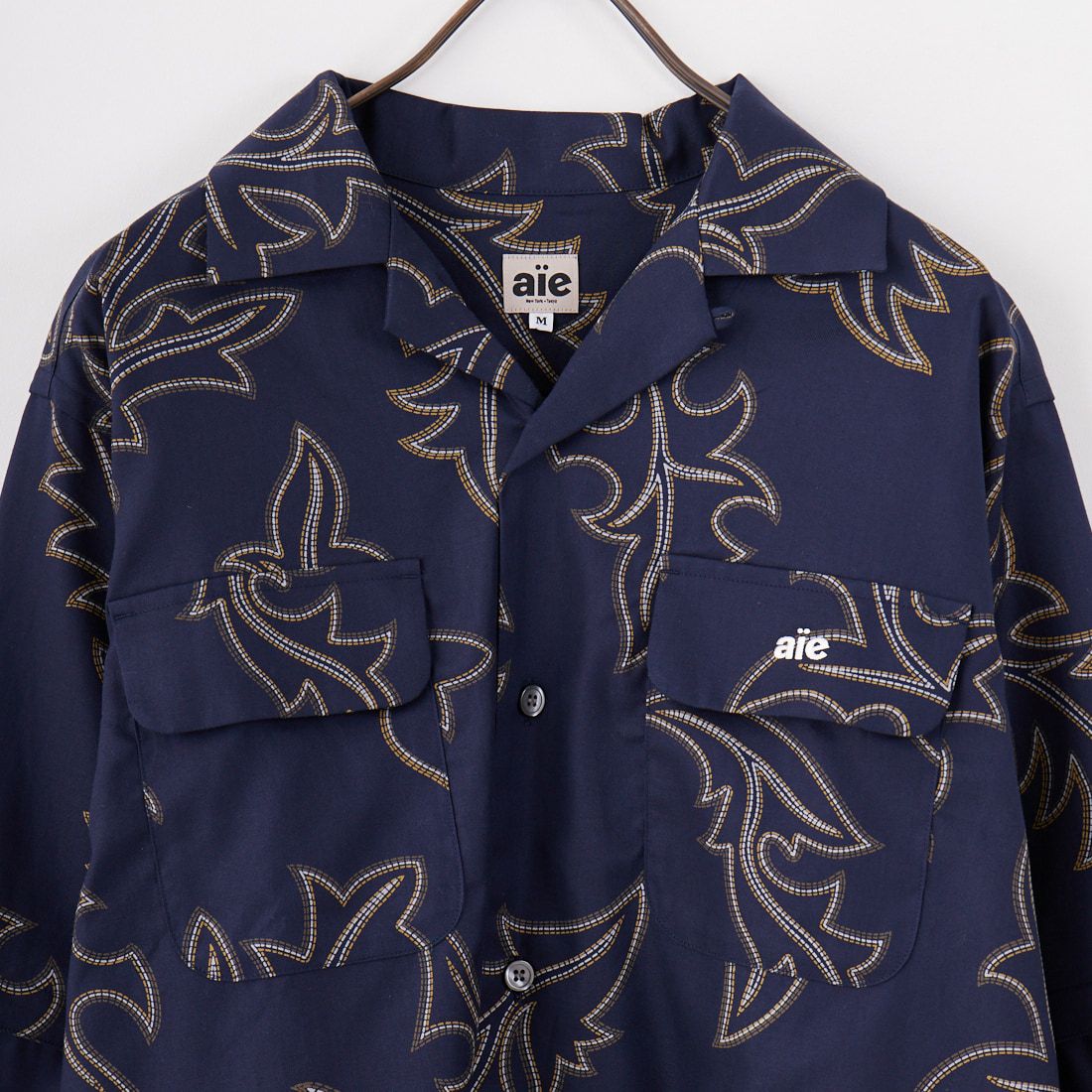AiE [エーアイイー] ZPCシャツ [QV804] B NAVY